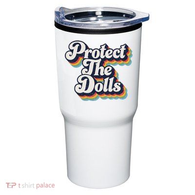 Protect The Dolls Women Solidarity Retro Distressed Tumbler