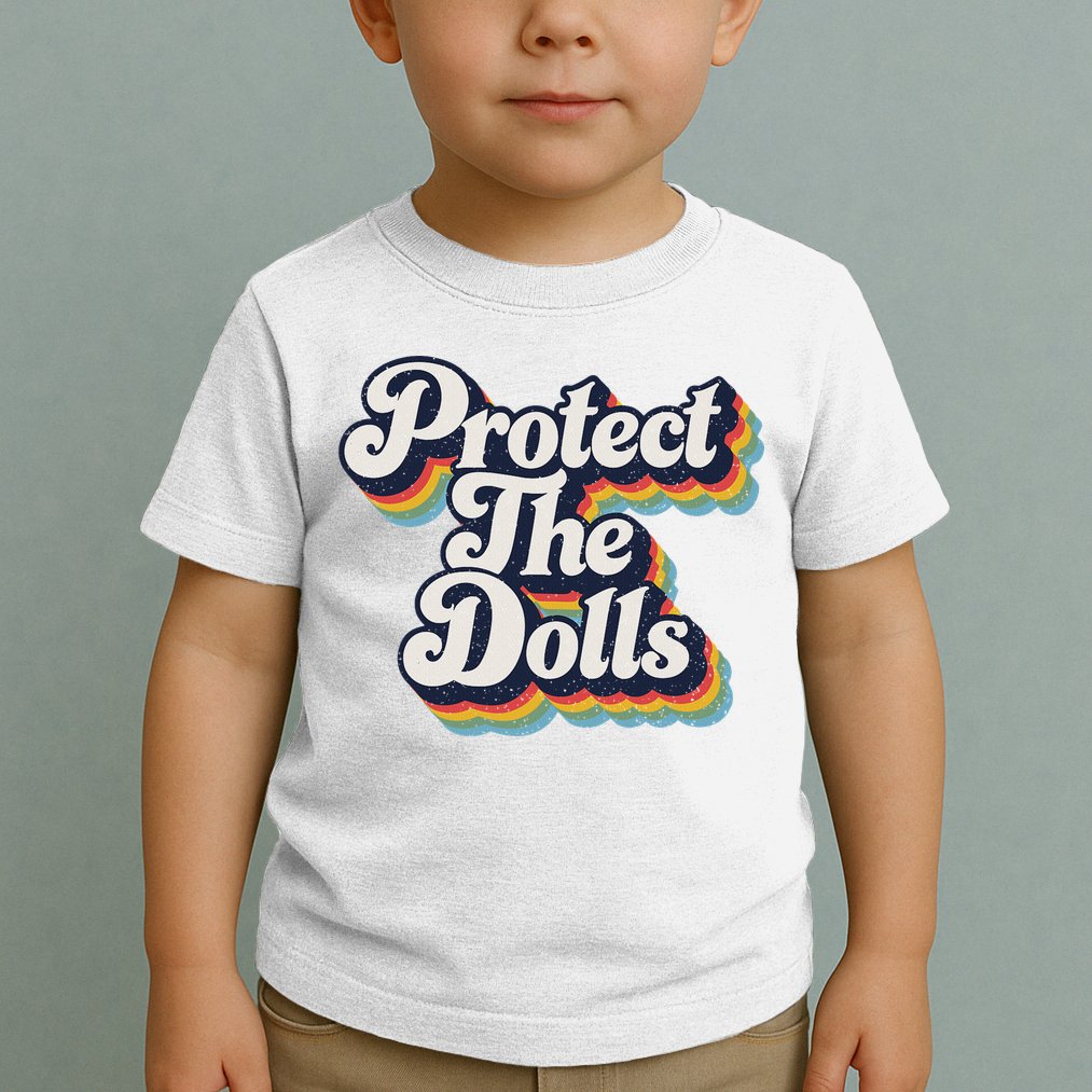 Protect The Dolls Women Solidarity Retro Distressed Toddler T-Shirt