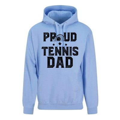 Proud Tennis Dad Of A Tennis Player Dad Tennis Father Gift Unisex Surf Hoodie