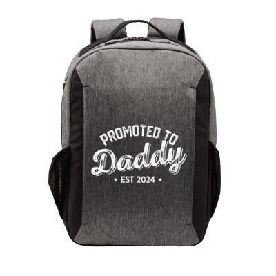 Promoted To Daddy Est. 2024 New Dad New Birth Fathers Day Vector Backpack