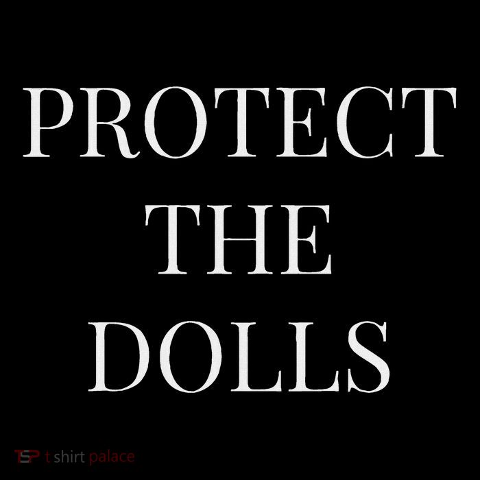 Protect The Dolls Drawstring Bag