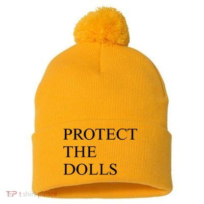 Protect The Dolls  Pom Pom 12in Knit Beanie