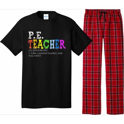 P.E. Teacher Definition Funny Physical Education Teacher Tee Pajama Set