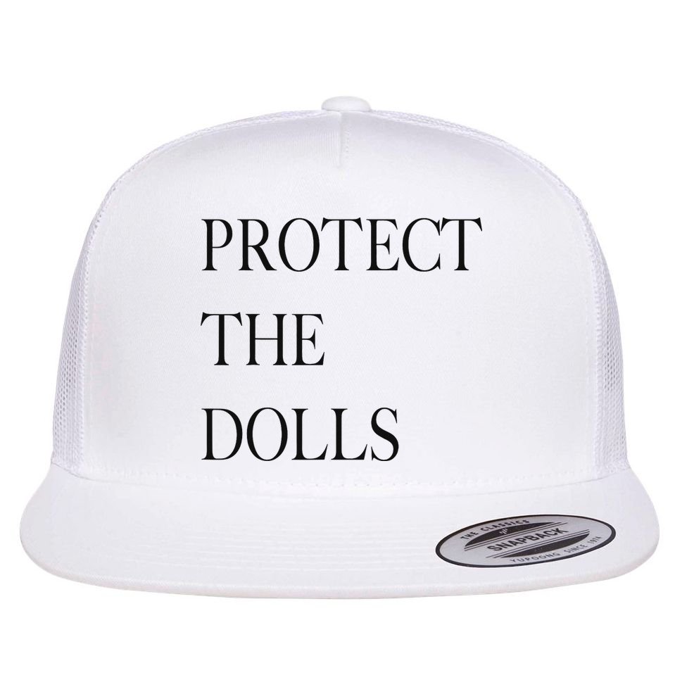 Protect The Dolls Protect The Dolls For Women Flat Bill Trucker Hat