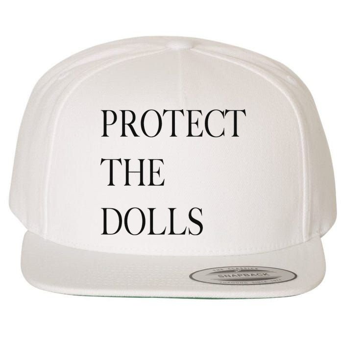 Protect The Dolls Protect The Dolls For Women Wool Snapback Cap