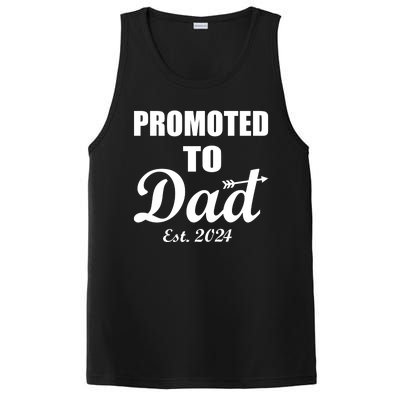 Promoted To Dad Est 2024 New Dad PosiCharge Competitor Tank