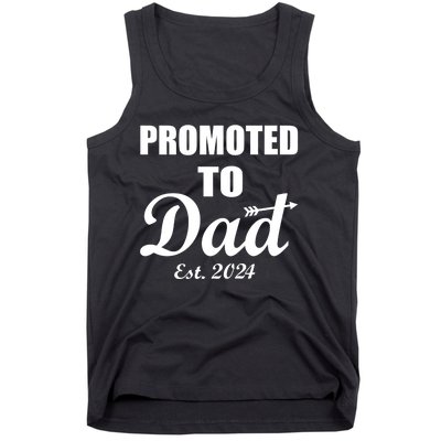 Promoted To Dad Est 2024 New Dad Tank Top