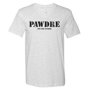 PAWDRE The Dog Father Dog Dad Fathers Day V-Neck T-Shirt