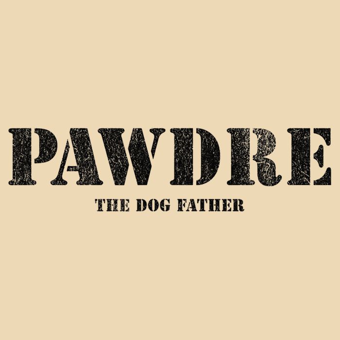 PAWDRE The Dog Father Dog Dad Fathers Day Drawstring Bag
