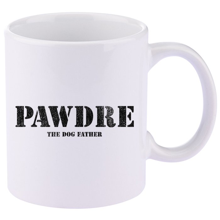 PAWDRE The Dog Father Dog Dad Fathers Day 11oz C Handle Ceramic Mug