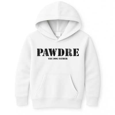 PAWDRE The Dog Father Dog Dad Fathers Day Kids Hoodie
