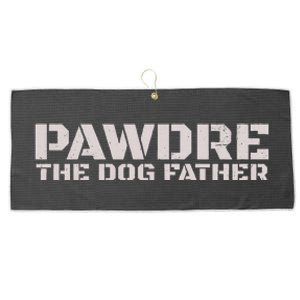 Pawdre The Dog Father Original Dog Dad Large Microfiber Waffle Golf Towel