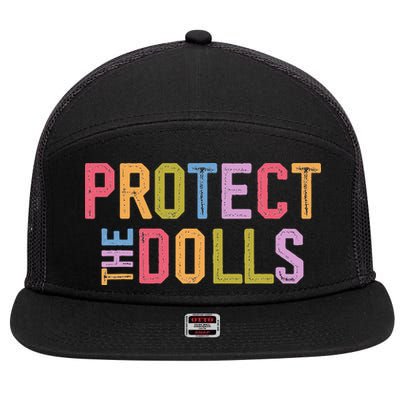 Protect The Dolls - Transg Women Solidarity 7 Panel Mesh Trucker Snapback Hat