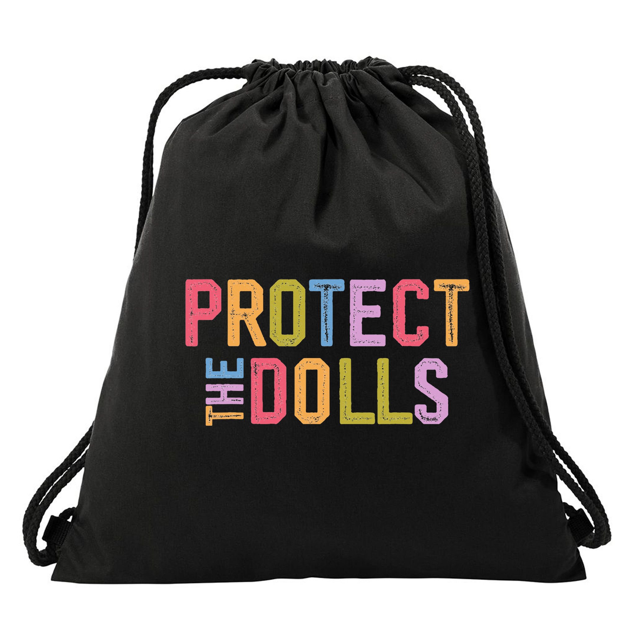 Protect The Dolls - Transg Women Solidarity Drawstring Bag