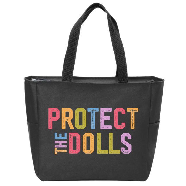 Protect The Dolls - Transg Women Solidarity Zip Tote Bag