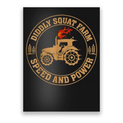 Perfect Tractor Design Diddly Squat Farm Speed And Power Poster