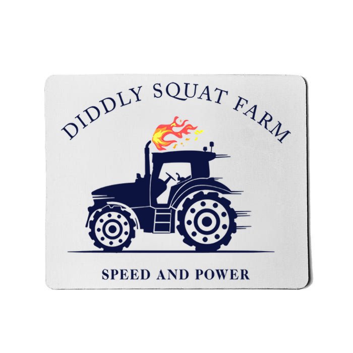 Perfect Tractor Design Diddly Squat Farm Speed And Power Mousepad