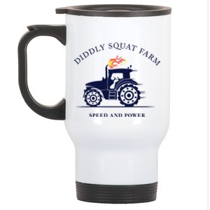 Perfect Tractor Design Diddly Squat Farm Speed And Power Stainless Steel Travel Mug