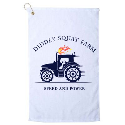 Perfect Tractor Design Diddly Squat Farm Speed And Power Platinum Collection Golf Towel