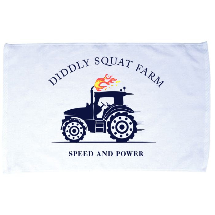 Perfect Tractor Design Diddly Squat Farm Speed And Power Microfiber Hand Towel