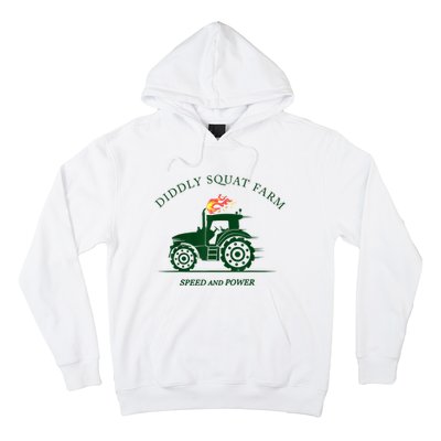 Perfect Tractor Design Diddly Squat Farm Speed And Power Hoodie