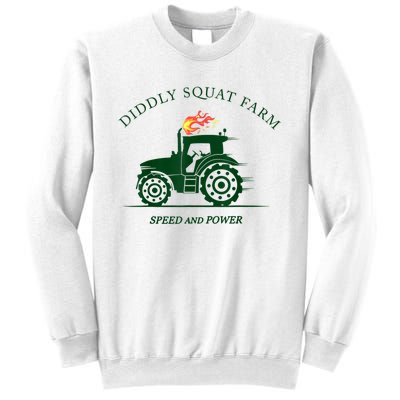 Perfect Tractor Design Diddly Squat Farm Speed And Power Sweatshirt