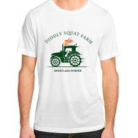 Perfect Tractor Design Diddly Squat Farm Speed And Power Adult ChromaSoft Performance T-Shirt