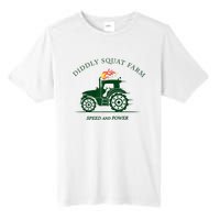 Perfect Tractor Design Diddly Squat Farm Speed And Power Tall Fusion ChromaSoft Performance T-Shirt