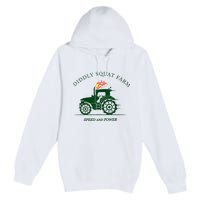 Perfect Tractor Design Diddly Squat Farm Speed And Power Premium Pullover Hoodie