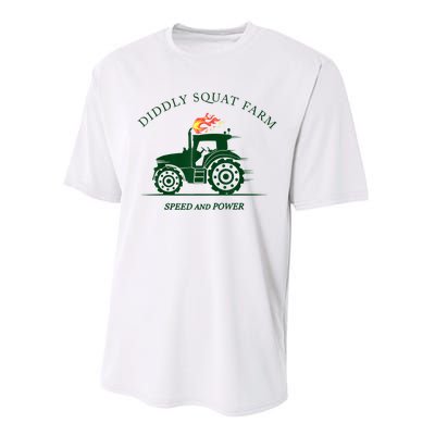 Perfect Tractor Design Diddly Squat Farm Speed And Power Performance Sprint T-Shirt