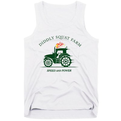 Perfect Tractor Design Diddly Squat Farm Speed And Power Tank Top