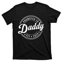 Promoted To Daddy 2024 Soon To Be Daddy Gift New Dad T-Shirt