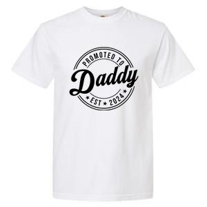 Promoted To Daddy 2024 Soon To Be Daddy Gift New Dad Garment-Dyed Heavyweight T-Shirt