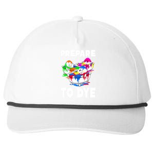 Prepare To Dye Funny Easter Egg Snapback Five-Panel Rope Hat