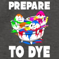 Prepare To Dye Funny Easter Egg Vector Backpack