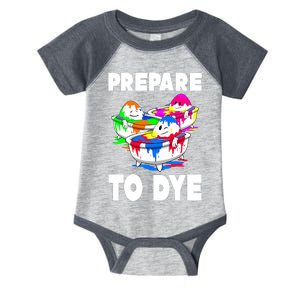 Prepare To Dye Funny Easter Egg Infant Baby Jersey Bodysuit