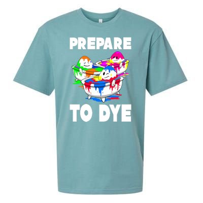 Prepare To Dye Funny Easter Egg Sueded Cloud Jersey T-Shirt