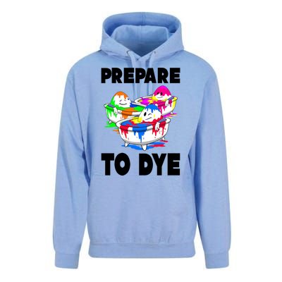 Prepare To Dye Funny Easter Egg Unisex Surf Hoodie