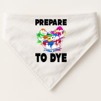 Prepare To Dye Funny Easter Egg USA-Made Doggie Bandana