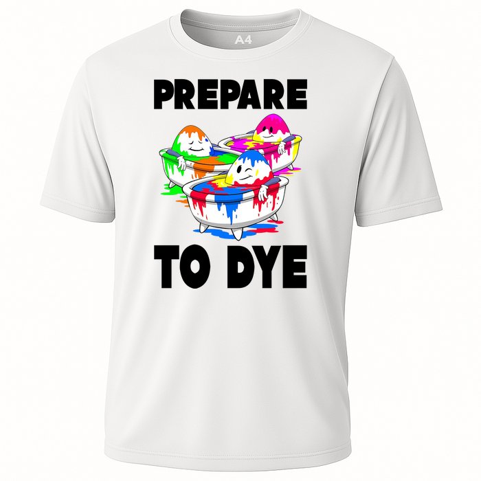 Prepare To Dye Funny Easter Egg Cooling Performance Crew T-Shirt