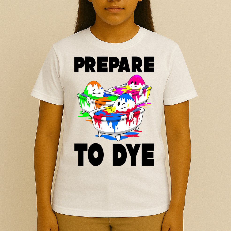 Prepare To Dye Funny Easter Egg T-Shirt