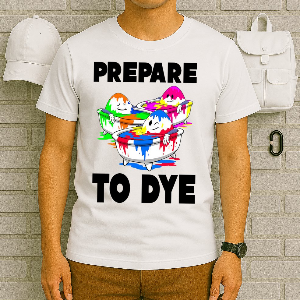 Prepare To Dye Funny Easter Egg T-Shirt