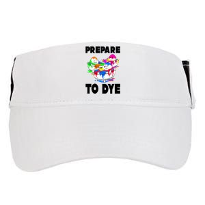 Prepare To Dye Funny Easter Egg Adult Drive Performance Visor