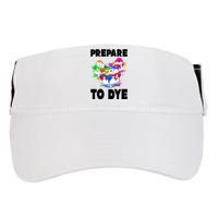 Prepare To Dye Funny Easter Egg Adult Drive Performance Visor