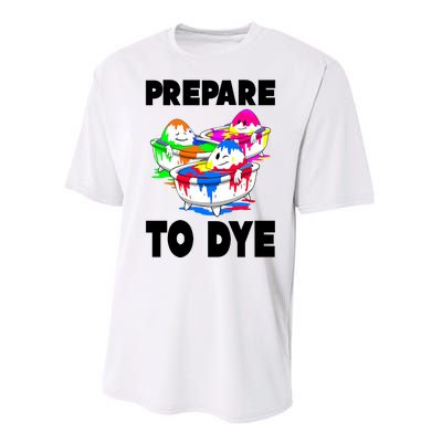 Prepare To Dye Funny Easter Egg Performance Sprint T-Shirt