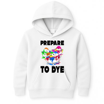 Prepare To Dye Funny Easter Egg Kids Hoodie