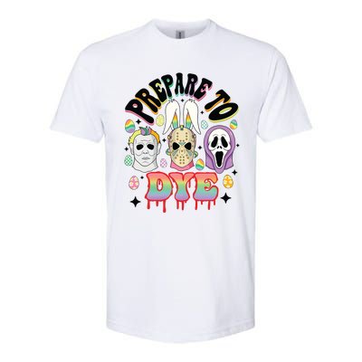 Prepare To Dye Easter Bunny Horror Movie Characters Softstyle CVC T-Shirt