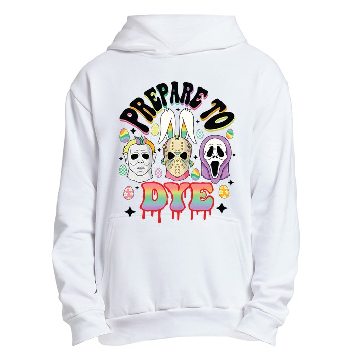 Prepare To Dye Easter Bunny Horror Movie Characters Urban Pullover Hoodie