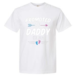 Promoted To Daddy Est 2024 Soon To Be Daddy First Time Daddy Garment-Dyed Heavyweight T-Shirt