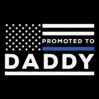 Promoted To Daddy Funny Police Officer Future Father Dad Backpack